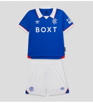 Rangers Hjemmebanetrøje Børn 2025-26 Kortærmet (+ Korte bukser)